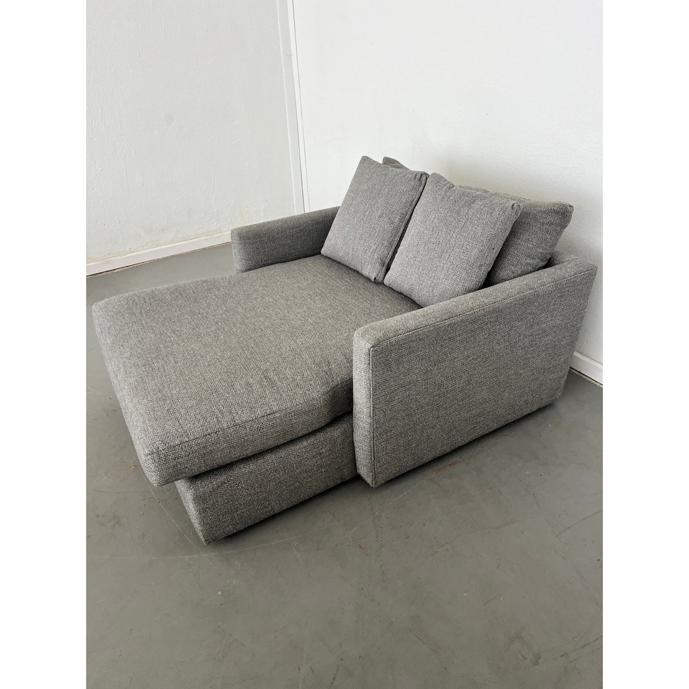 Crate and Barrel Deep Chaise Lounge