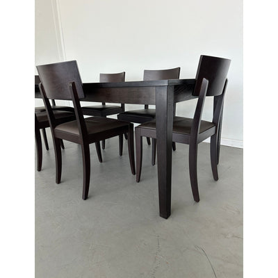 Crate & Barrel Madison Extension Dining Table Set (Set of 7)