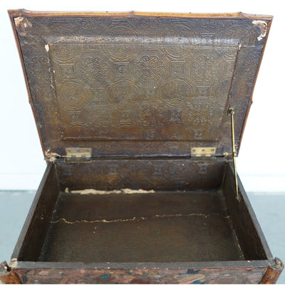 Antique Bamboo Sewing Table
