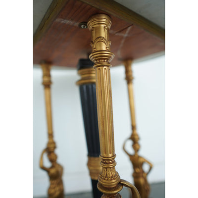 Vintage Marble Top Side Table