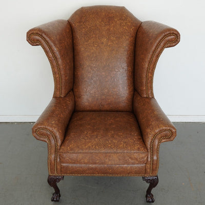 Hancock & Moore George III Tufted Wing Chair
