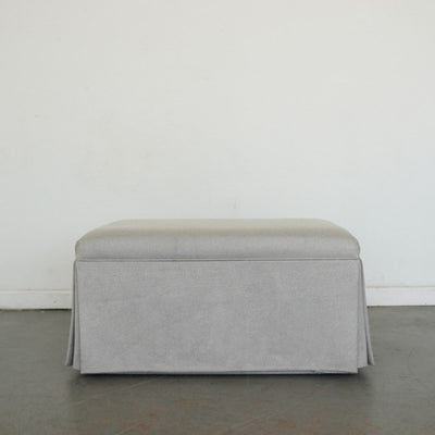 Upholstered Swivel Armchair & Ottoman