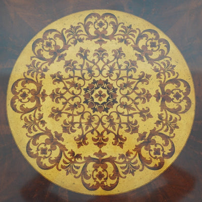 Jonathan Charles Finely Inlaid Mahogany Centre Table