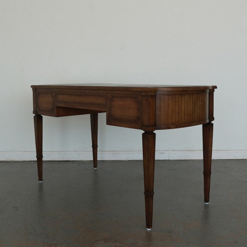 Baker Furniture Leather Top Plat Desk