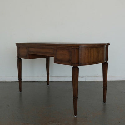Baker Furniture Leather Top Plat Desk