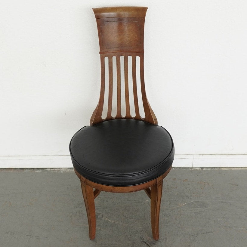 Vintage Thomasville Mid Century High Back Side Chair