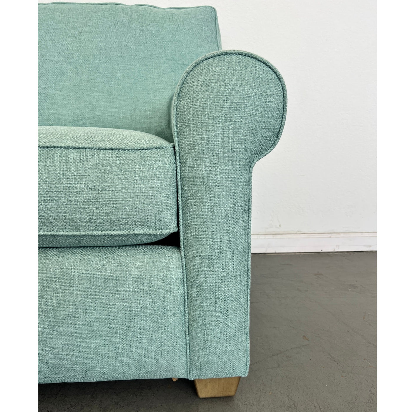 My Coastal Home Aqua Blue Coastal Loveseat