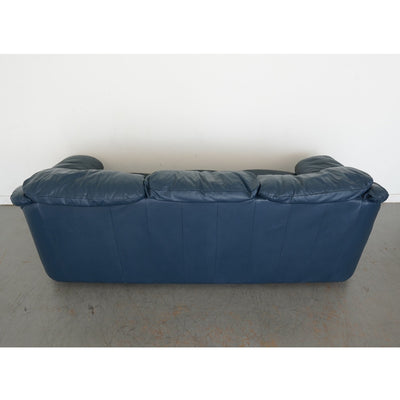 Vintage Viewpoint Leather Works Leather Sofa