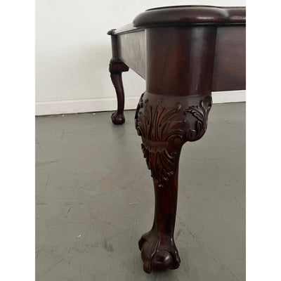 Vintage Henkel Harris Ball & Claw Carved Mahogany Coffee Table