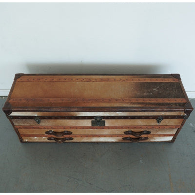 Timothy Oulton Cowhide Harrow Trunk