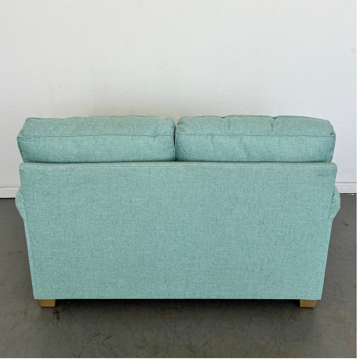 My Coastal Home Aqua Blue Coastal Loveseat