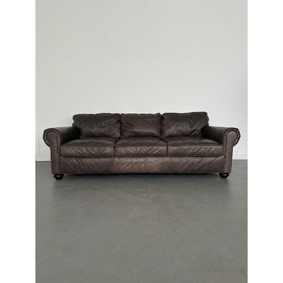 RH Original Lancaster Leather 3-Seat Sofa
