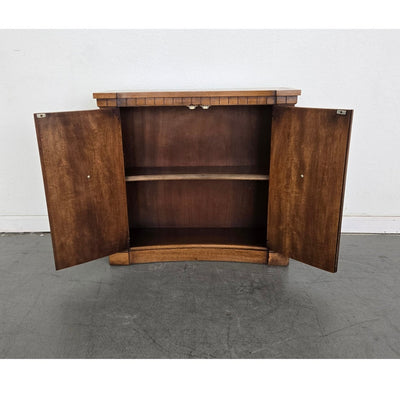 Vintage Drexel Triune Demilune Cabinet