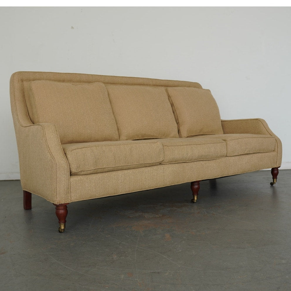 Vanguard Camel Upholstered Sofa