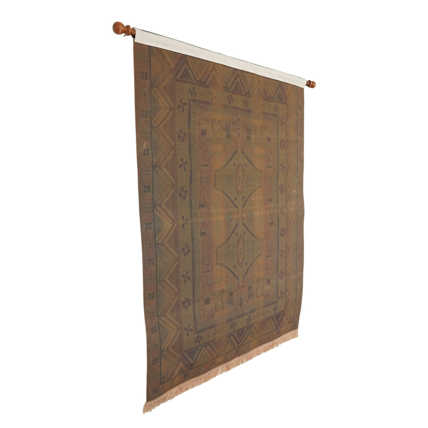 Vintage Geometric Woven Wall Tapestry