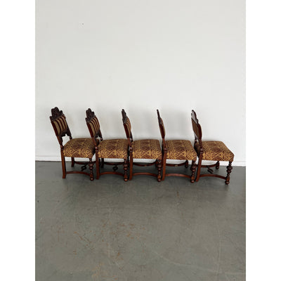 Italian Antique Dining Chairs (Set of 5)