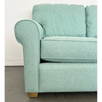 My Coastal Home Aqua Blue Coastal Loveseat
