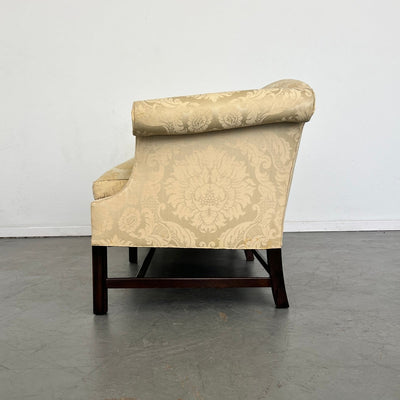 Vintage Chippendale Camelback Sofa