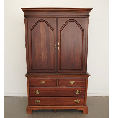 Vintage American Drew Cherry Grove Armoire