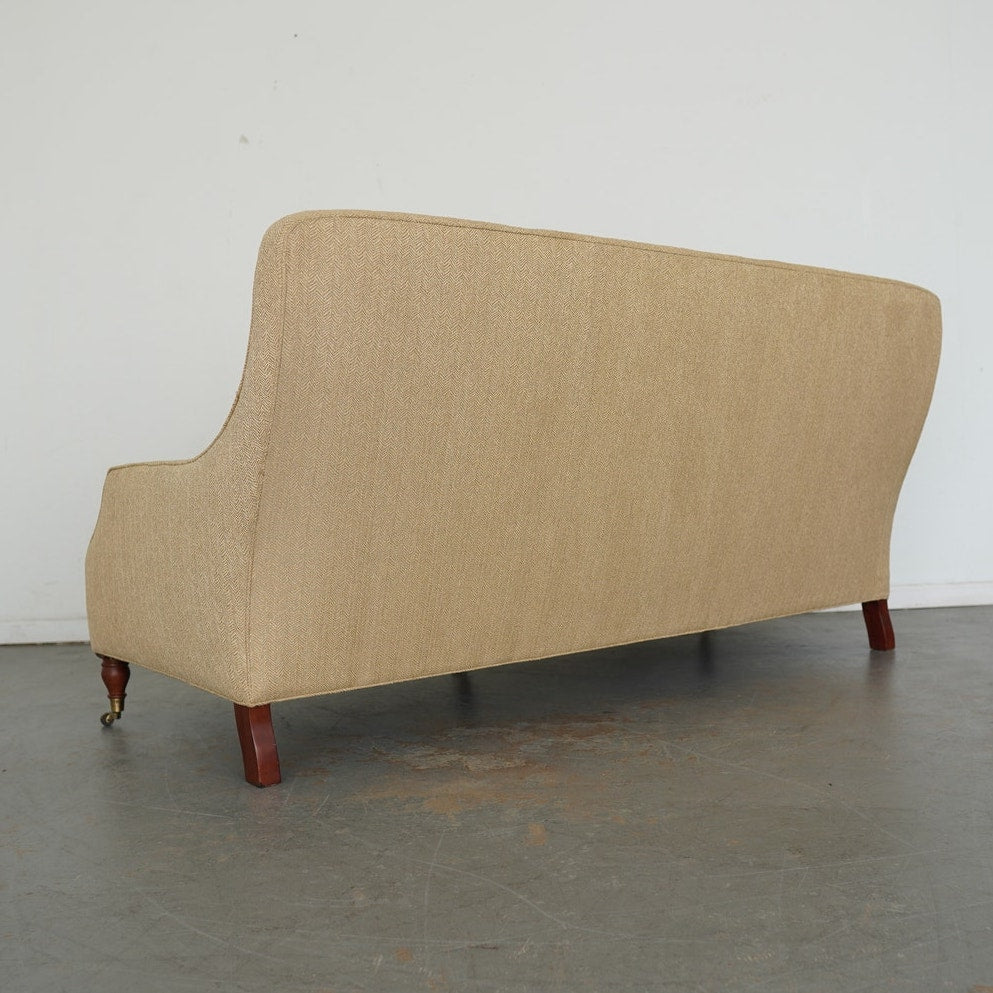 Vanguard Camel Upholstered Sofa