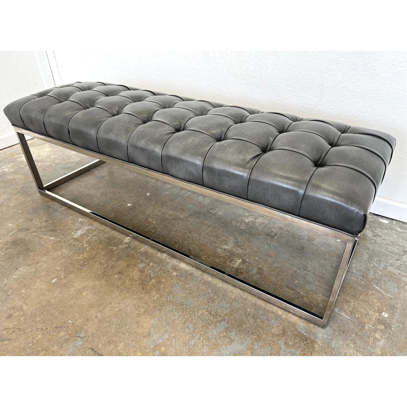 Sunpan Sutton Tufted Bench