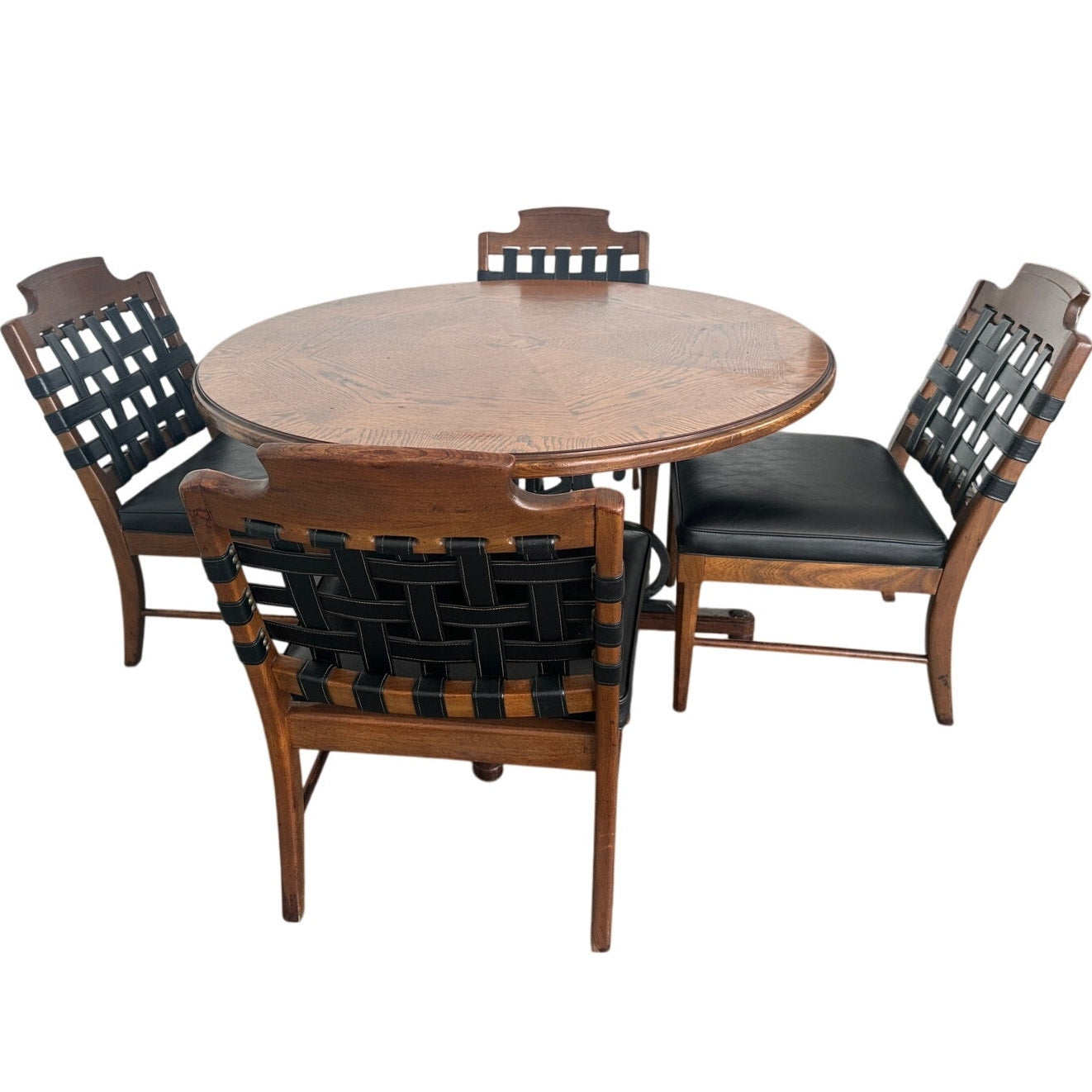 Vintage Spanish Revival Dining Set (Set of 5)