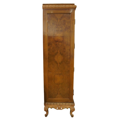 Antique French Rococo Revival Triple Wardrobe Armoire
