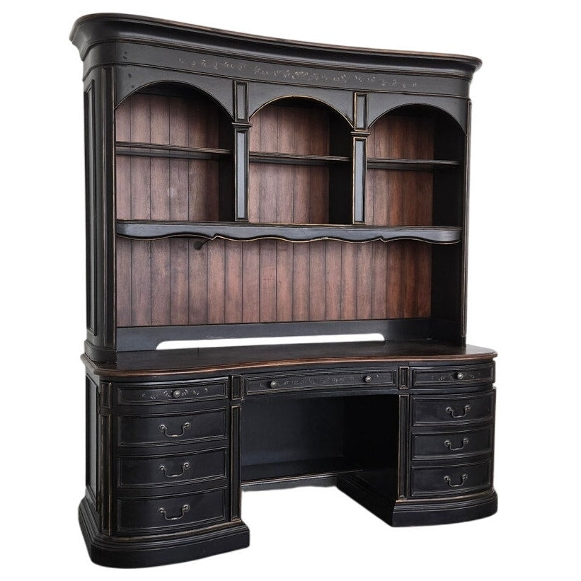 Hooker Furniture Seven Seas Executive Desk with Hutch