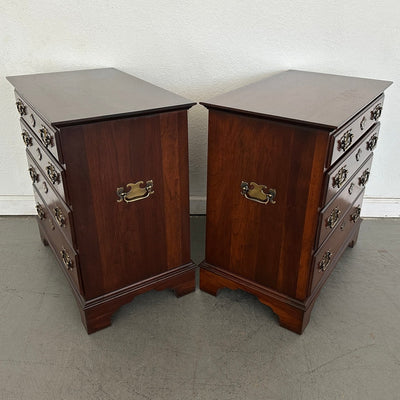 Vintage Pennsylvania House Cherry Bachelor Chests (Set of 2)