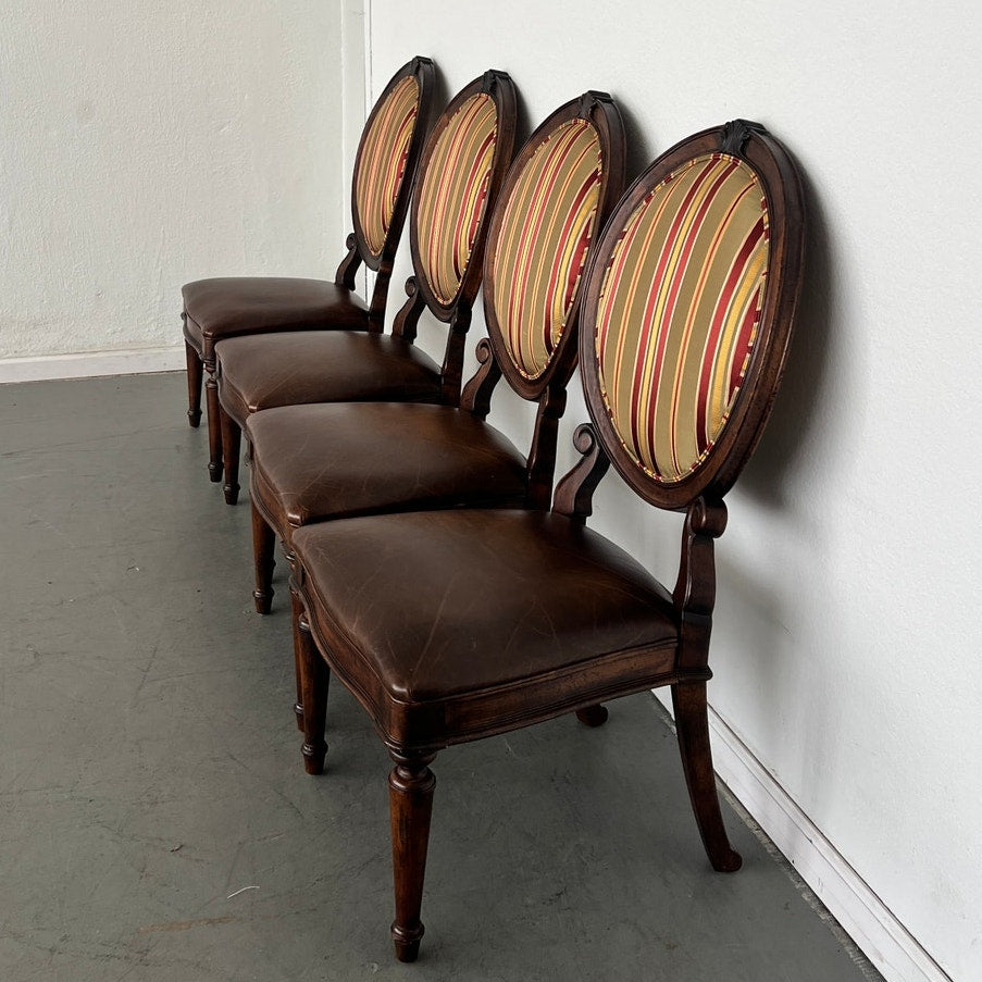 Vintage Drexel Heritage Oval Back Dining Chair (Set of 4)