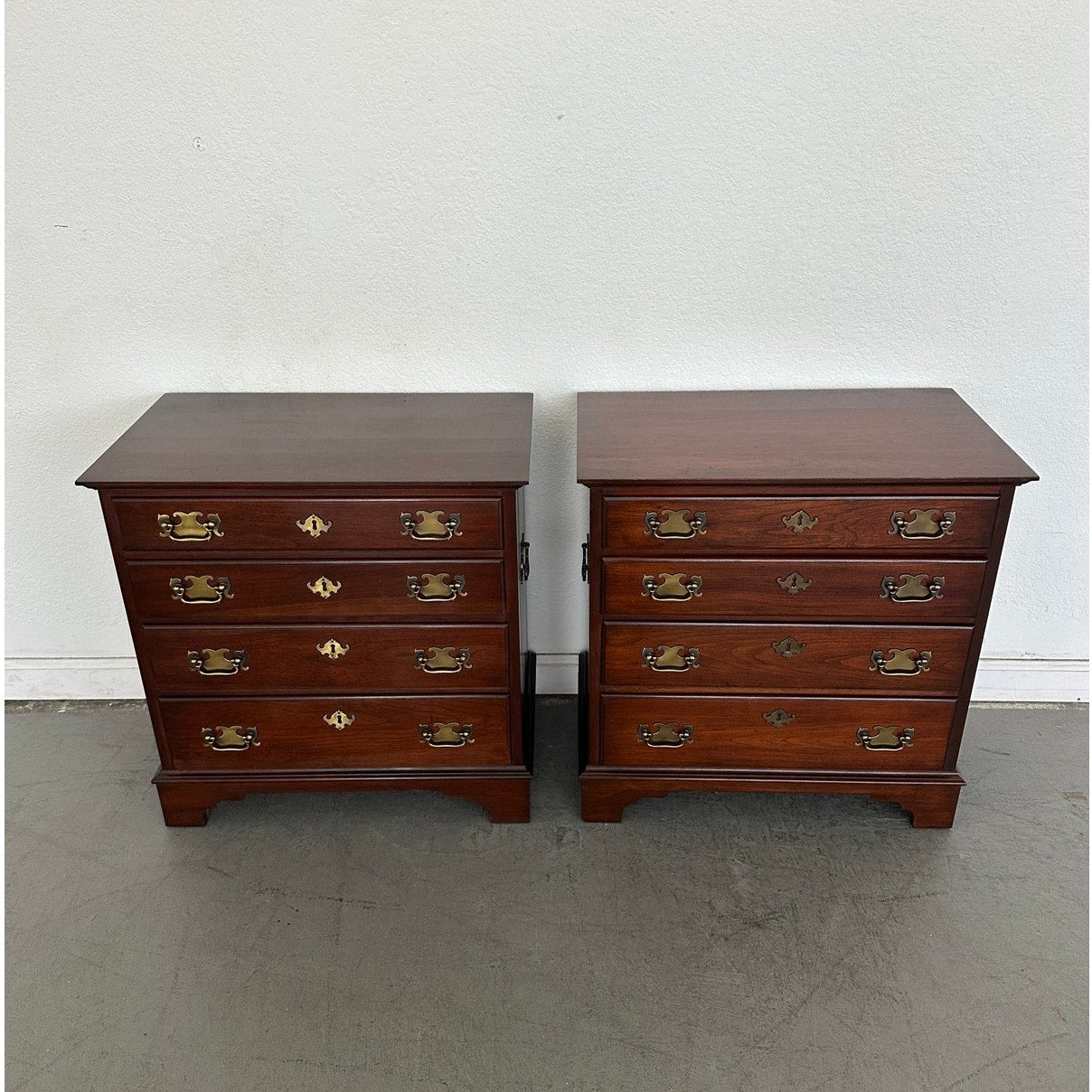 Vintage Pennsylvania House Cherry Bachelor Chests (Set of 2)