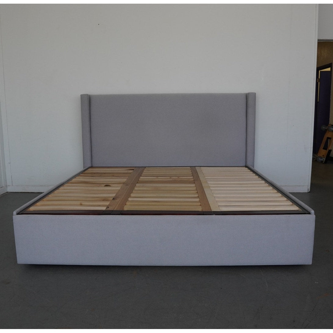 Pottery Barn Harper Upholstered Storage Platform King Bed