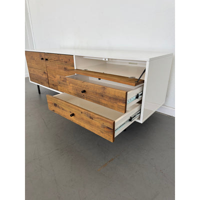 West Elm Reclaimed Wood and Lacquer Media Console