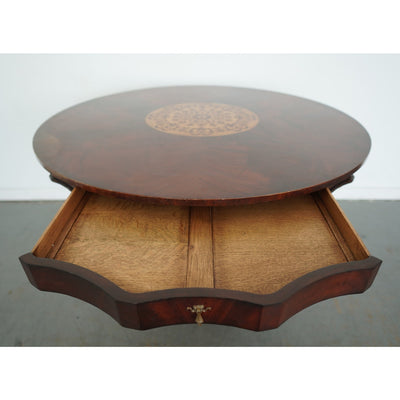 Jonathan Charles Finely Inlaid Mahogany Centre Table
