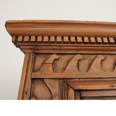 Antique Pine Corner Cabinet