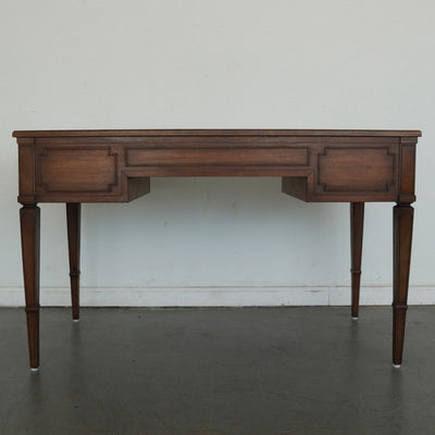 Baker Furniture Leather Top Plat Desk