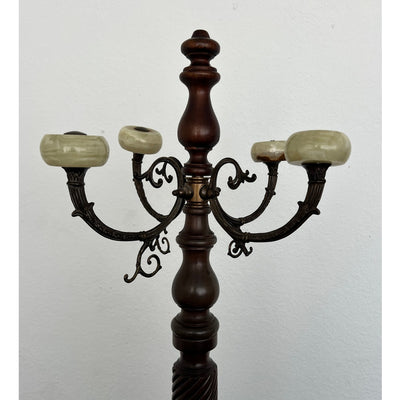 Antique German Barley Twist Hall Tree