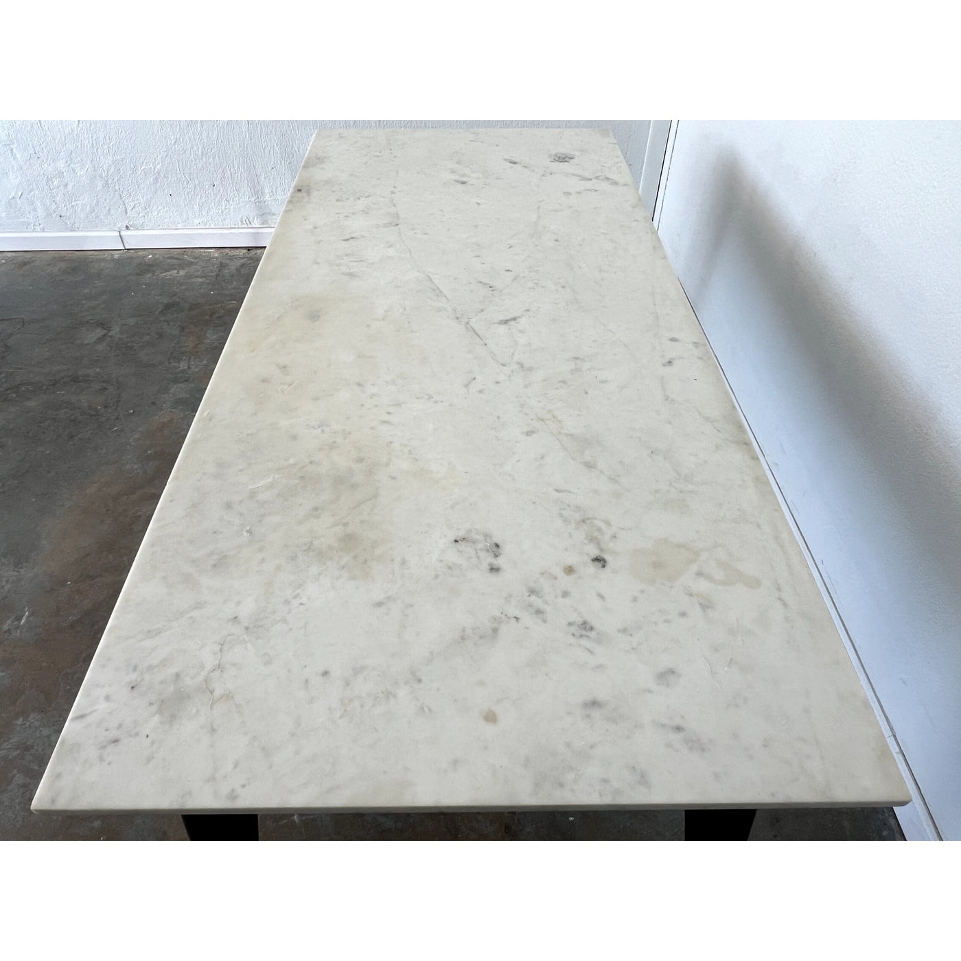 CB2 Harper White Marble Dining Table