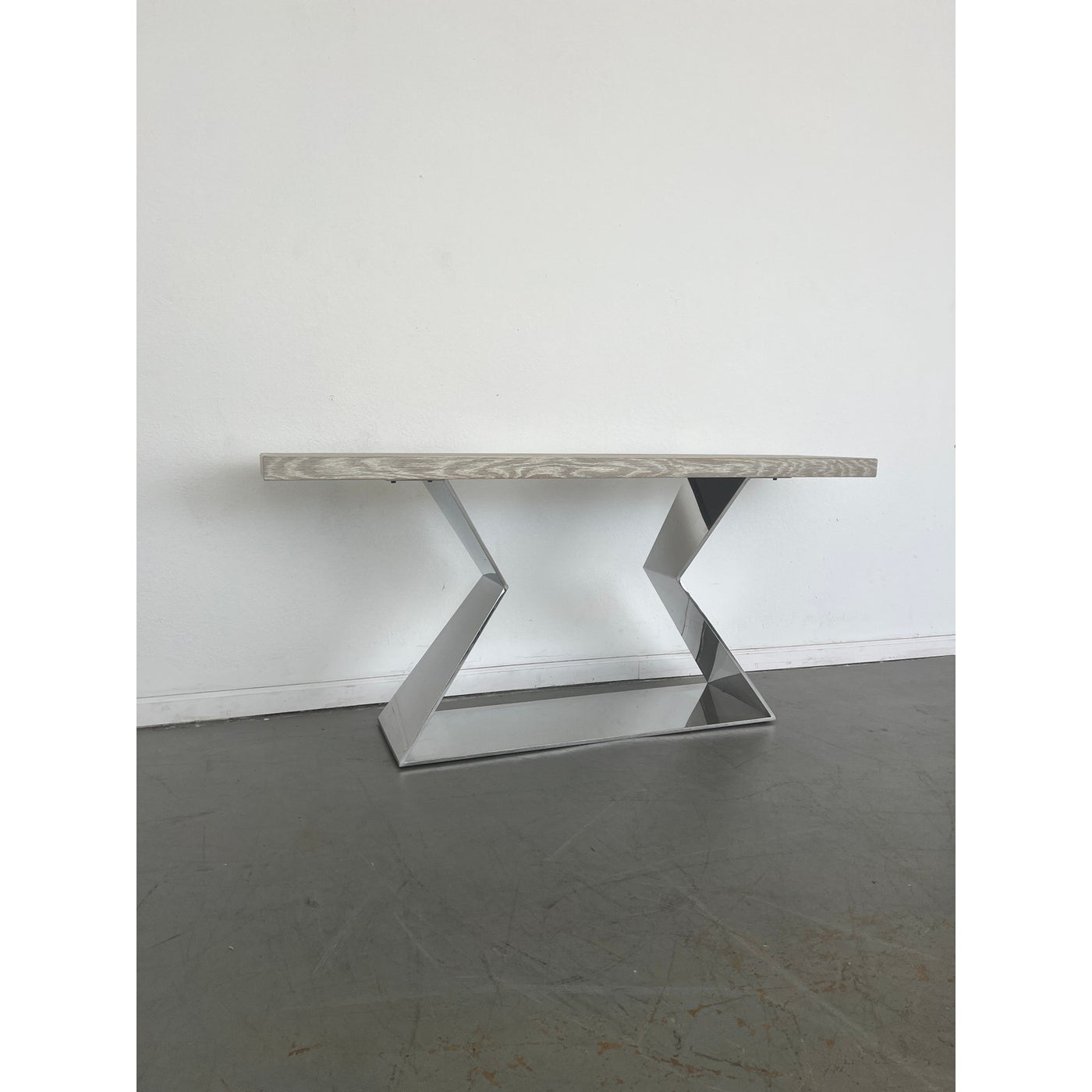 Zin Home Eloquence Coastal Grey Console Table