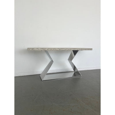 Zin Home Eloquence Coastal Grey Console Table