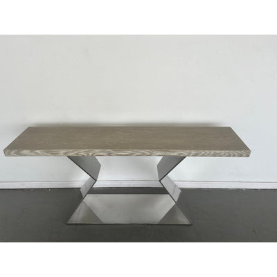 Zin Home Eloquence Coastal Grey Console Table