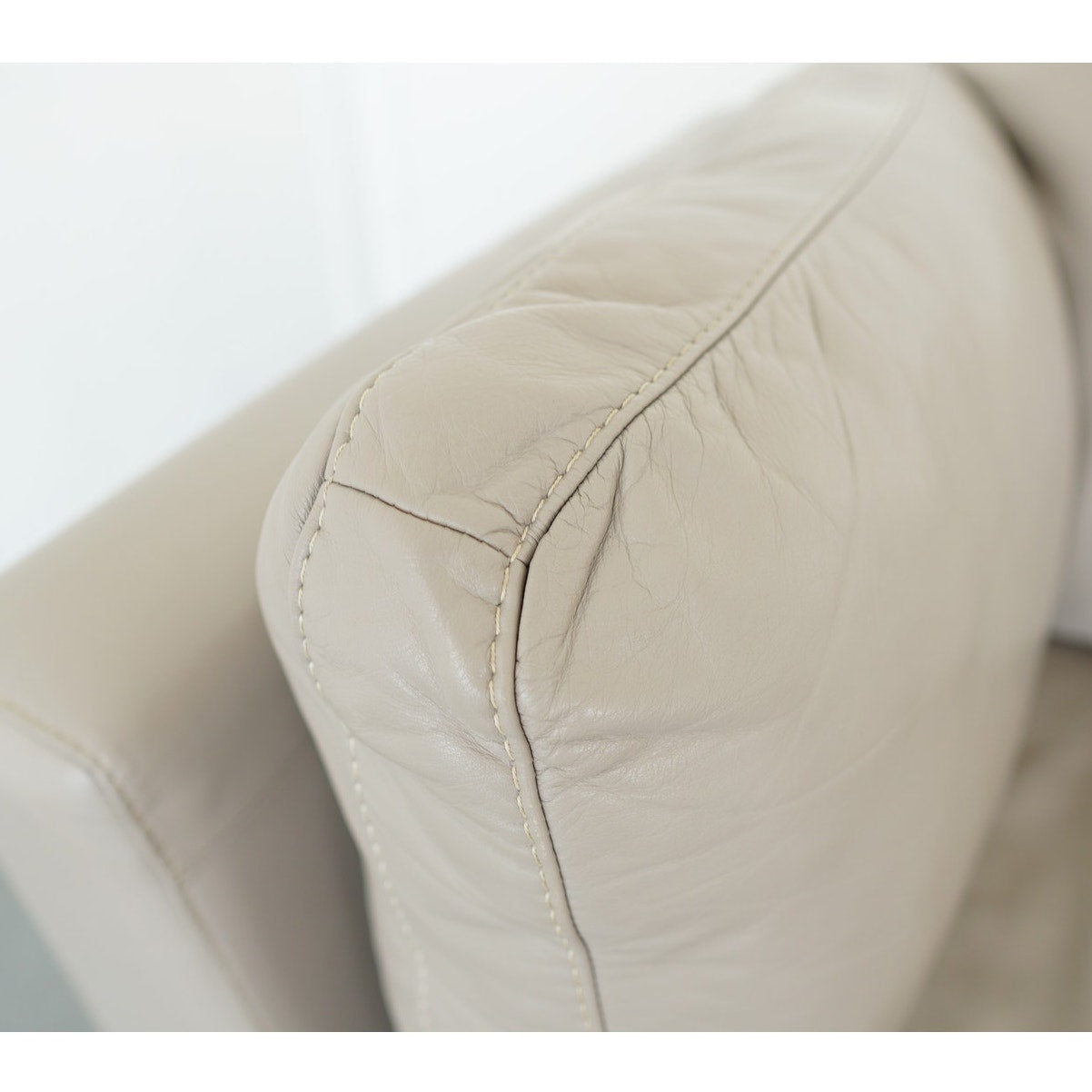 Design Within Reach Albert Leather Sofa with Chaise