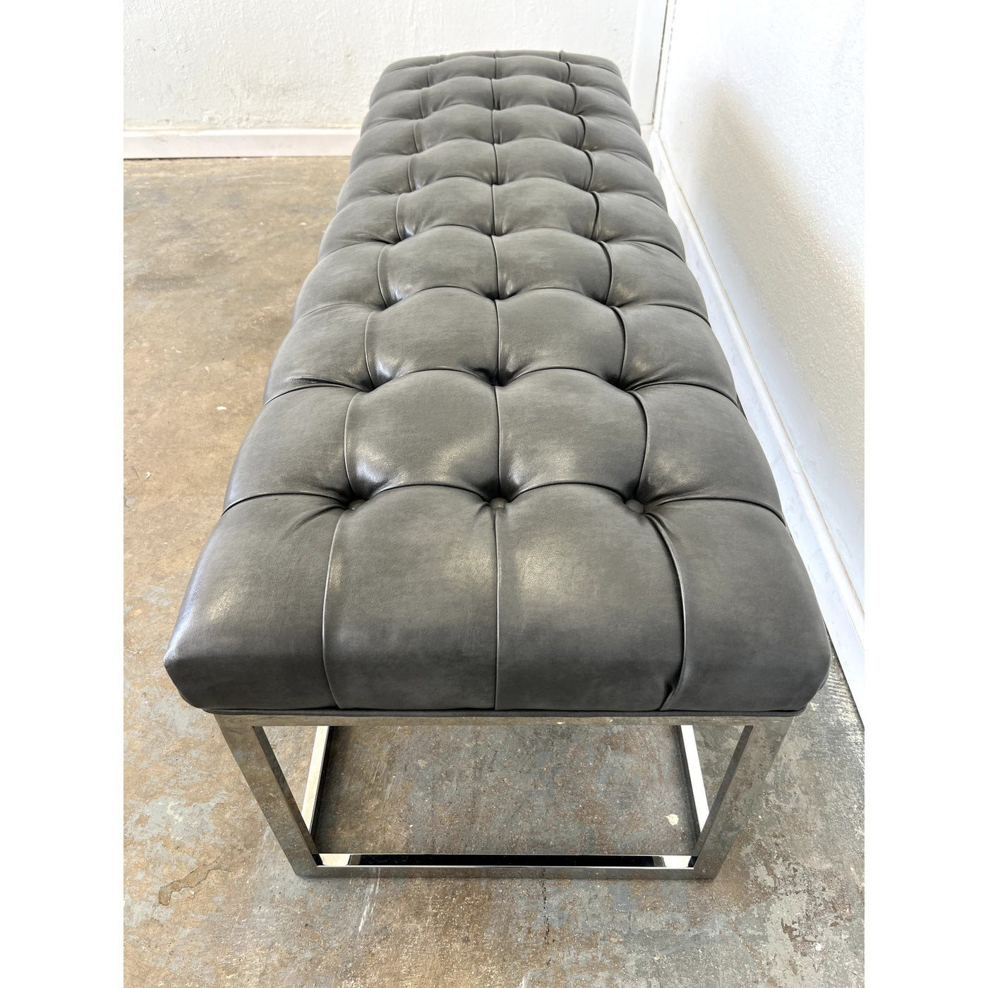 Sunpan Sutton Tufted Bench