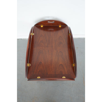 Vintage Baker Furniture Mahogany Butler’s Tray Coffee Table