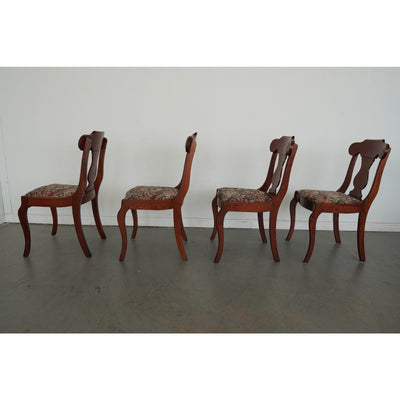 Vintage Pennsylvania House Cherry Gondola Style Dining Chairs (Set of 8)