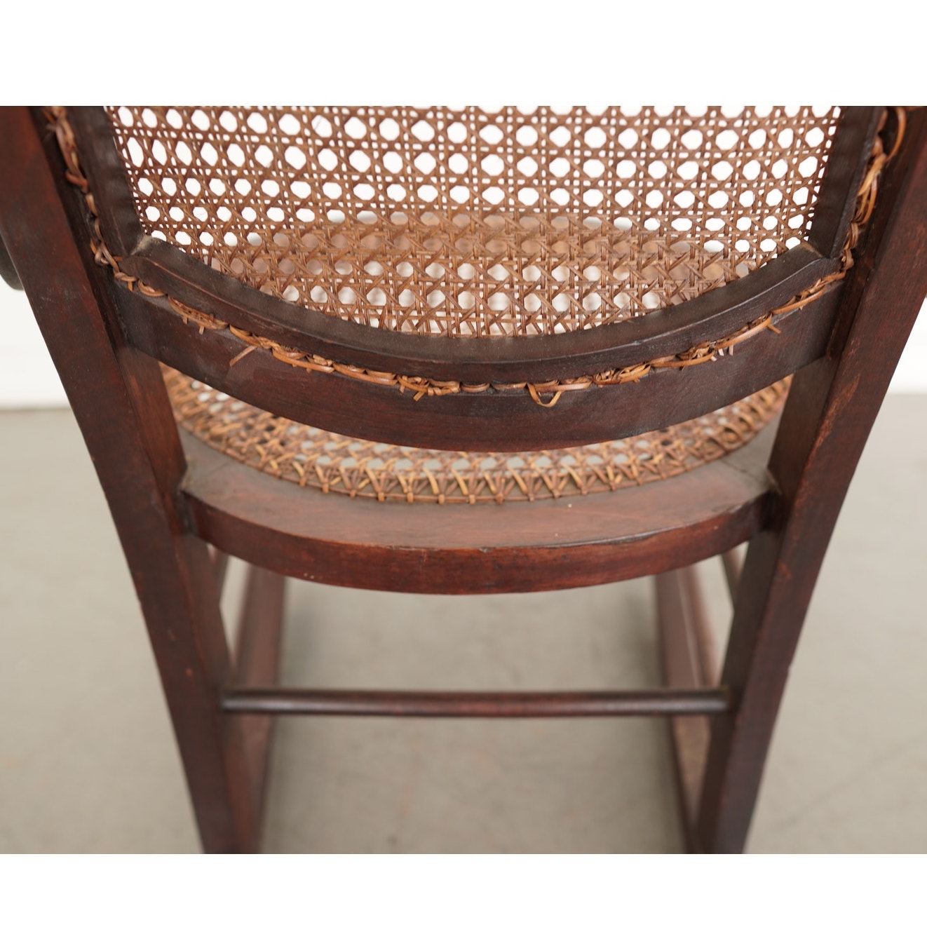 Antique Cane Rocking Chair