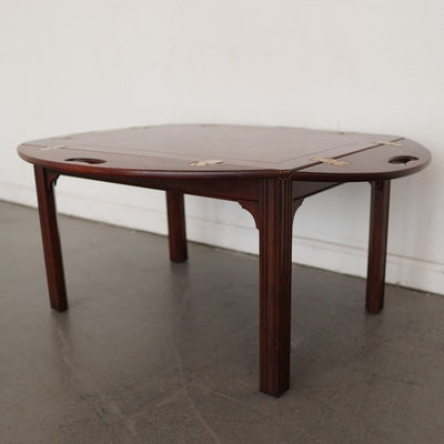 Vintage Baker Furniture Mahogany Butler’s Tray Coffee Table