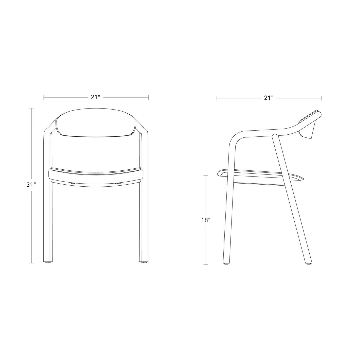 Blu Dot Dibs Dining Chairs