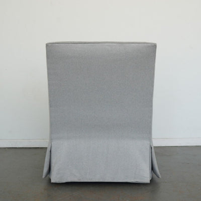 Upholstered Swivel Armchair & Ottoman