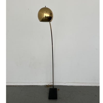 Vintage Mid-Century Brass Arc Floor Lamp